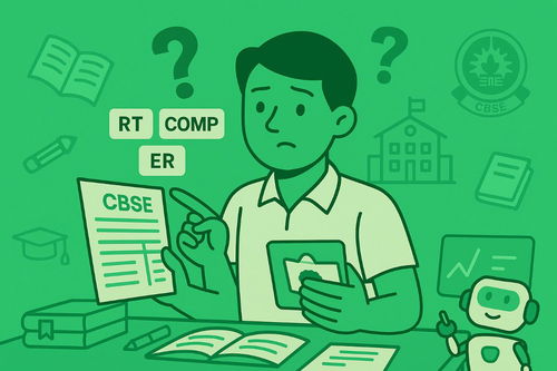 RT, COMP, ER: Understanding the Meaning of CBSE Marksheet Abbreviations