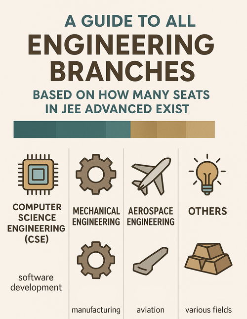 A Guide to All Engineering Branches Based on How Many Seats in JEE Advanced Exist